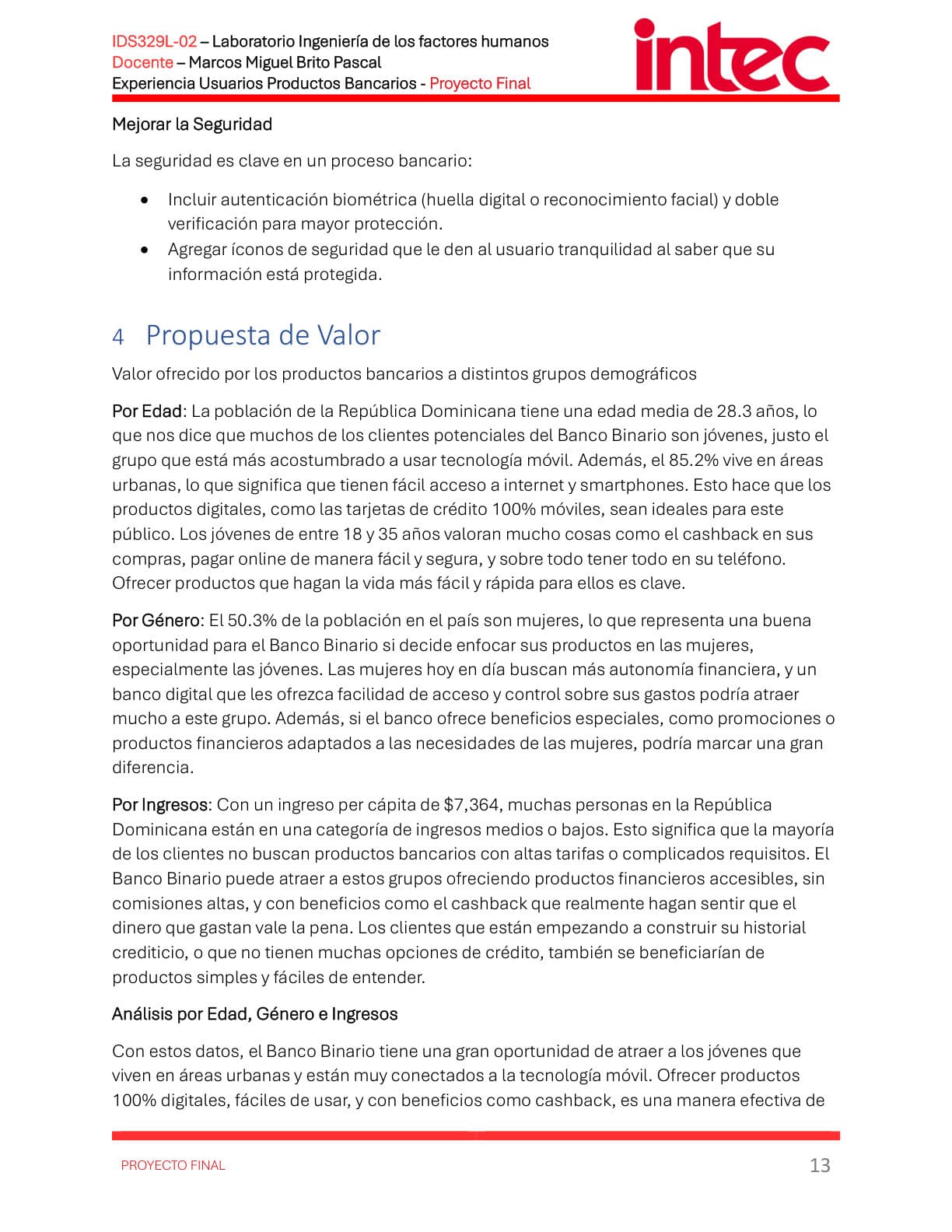Digital banking UX research report, page 14 of 33