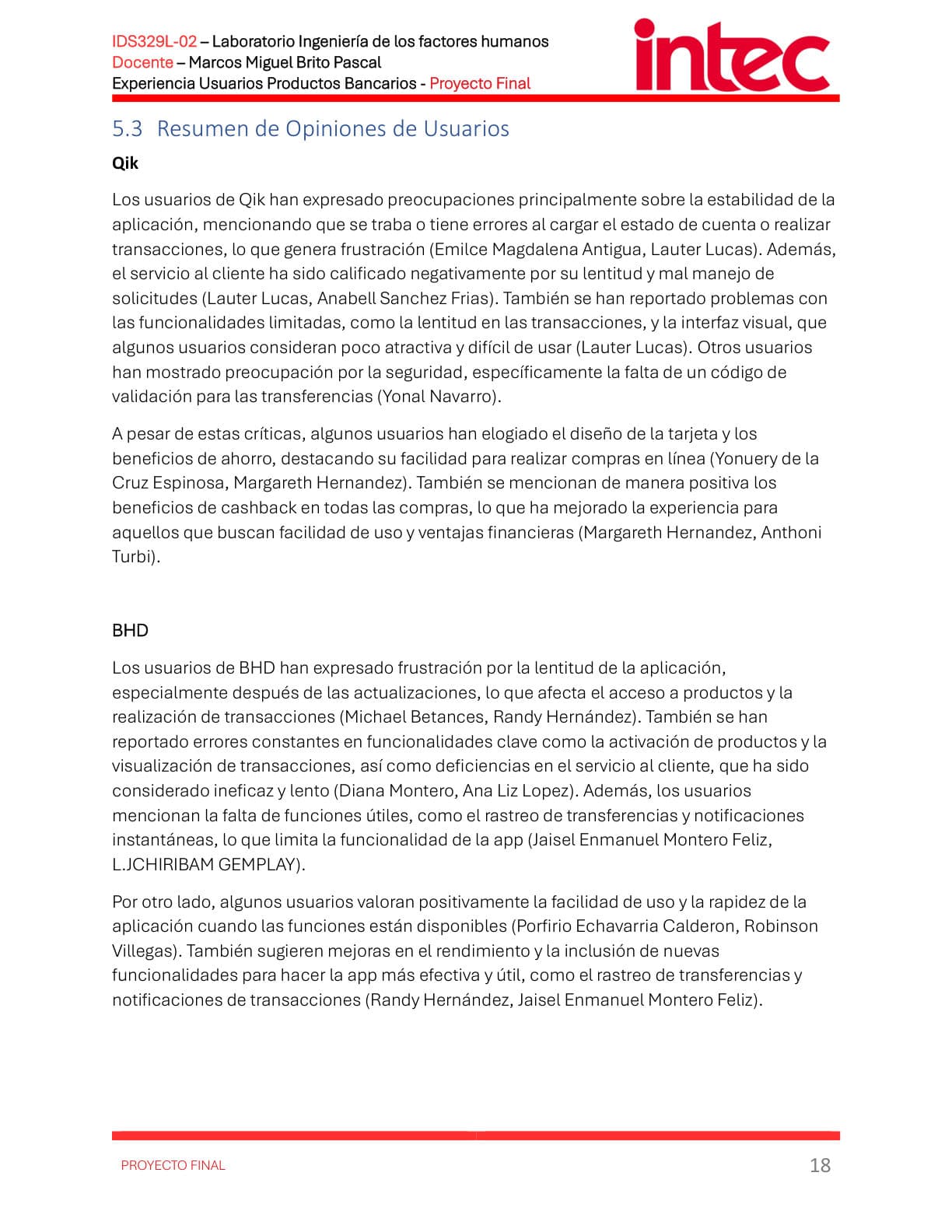 Digital banking UX research report, page 19 of 33