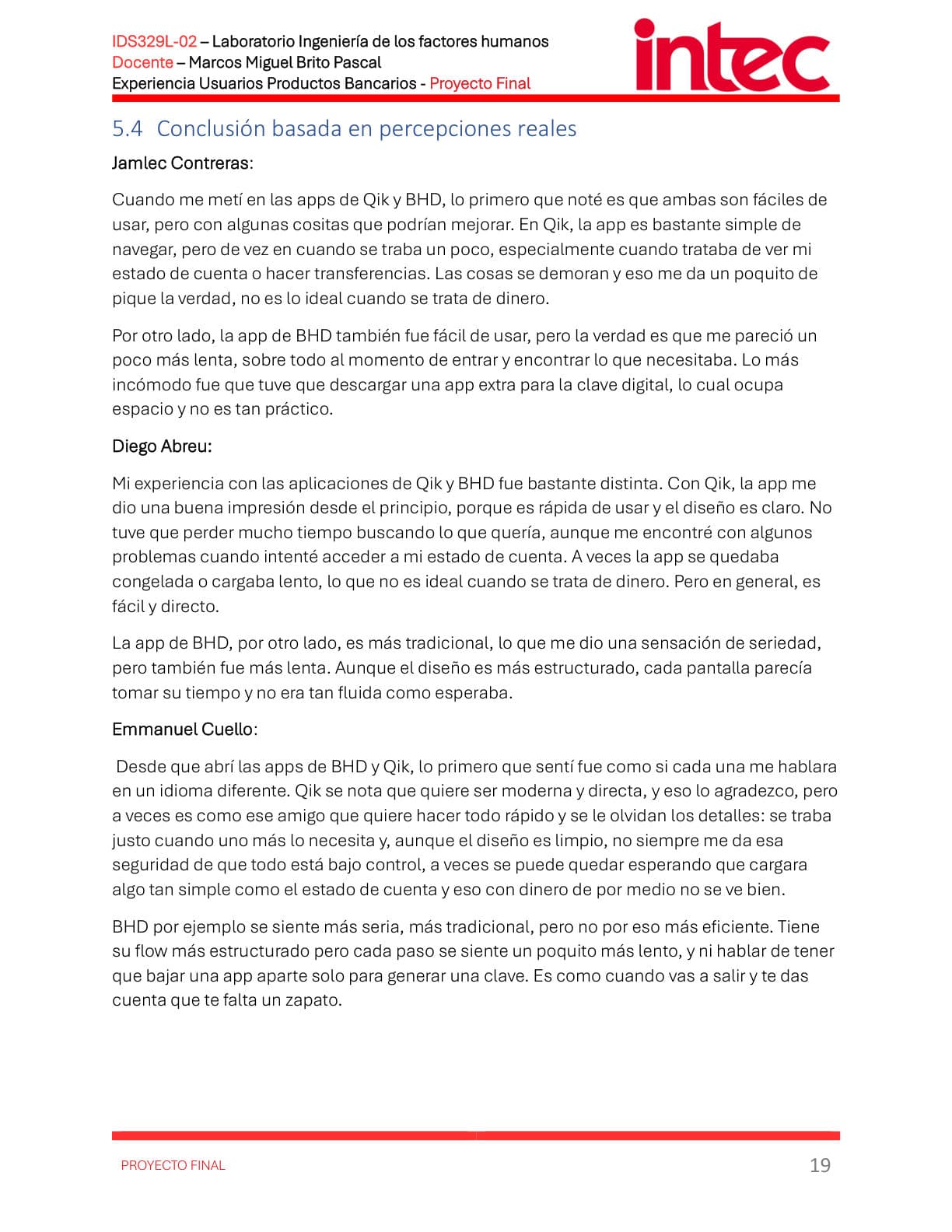 Digital banking UX research report, page 20 of 33