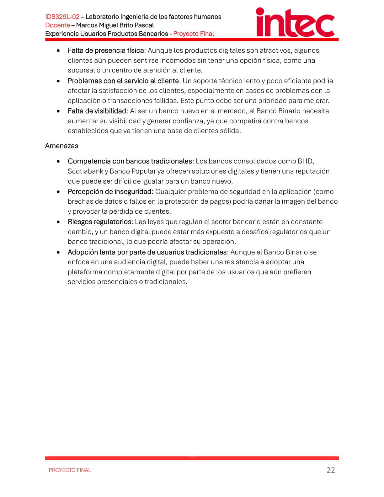 Digital banking UX research report, page 23 of 33