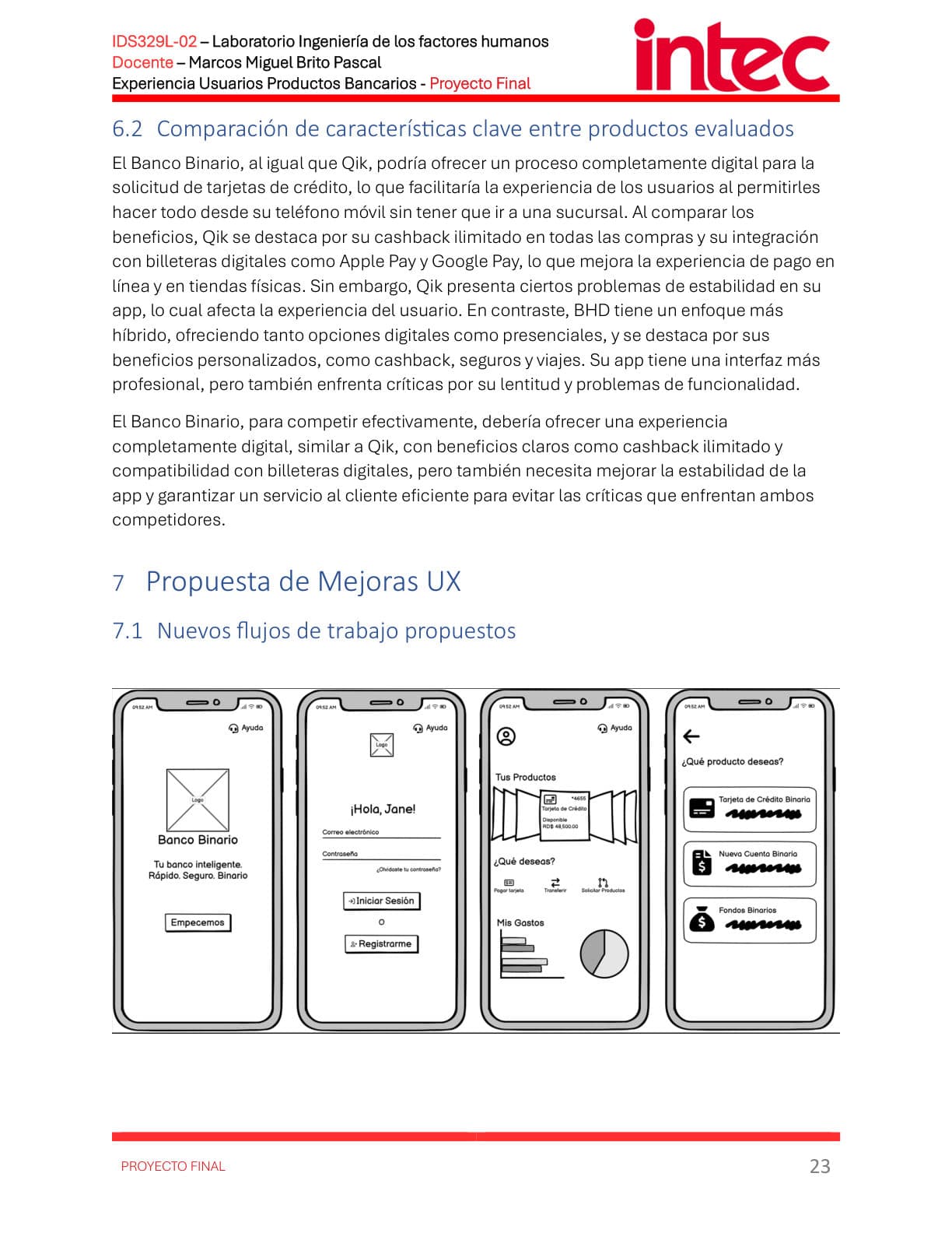 Digital banking UX research report, page 24 of 33