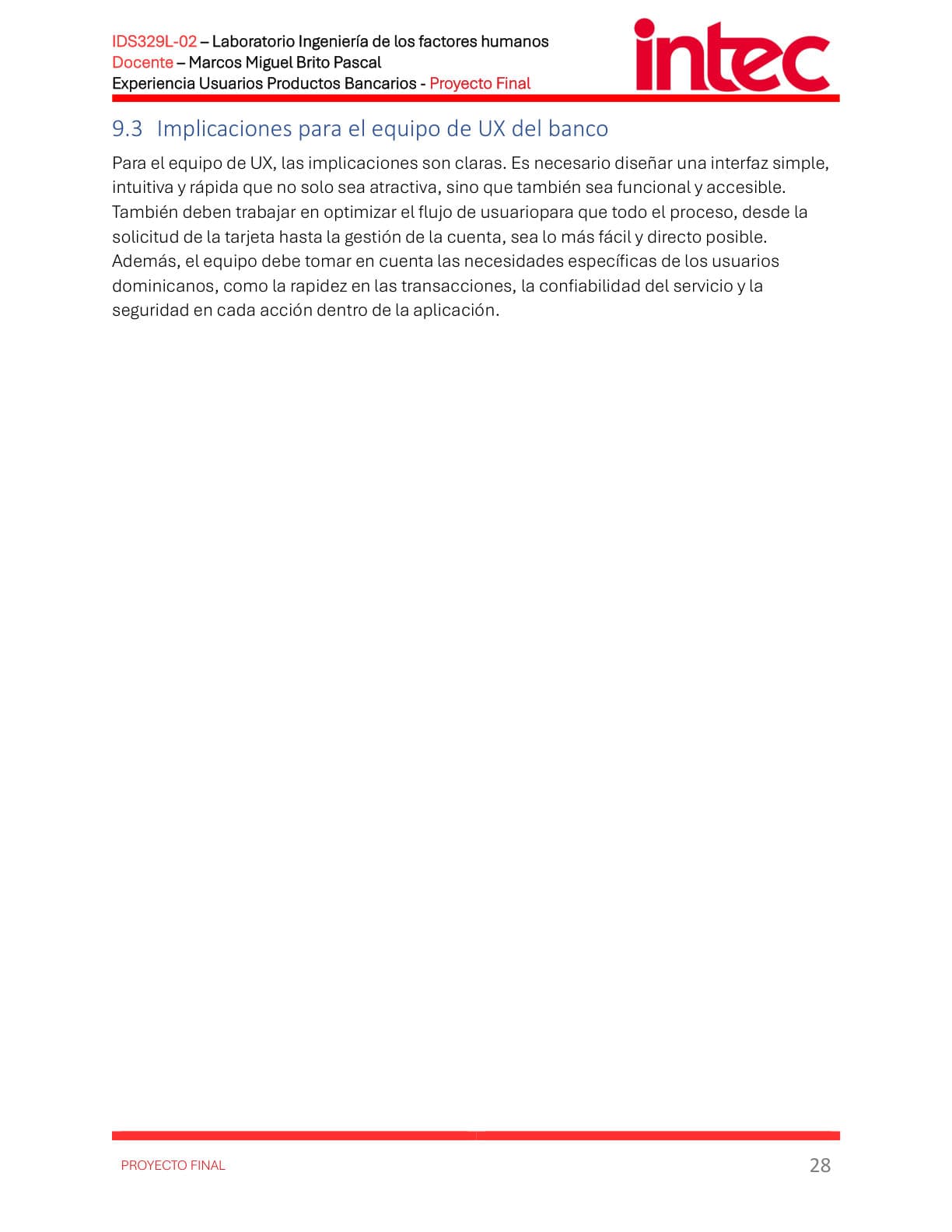 Digital banking UX research report, page 29 of 33