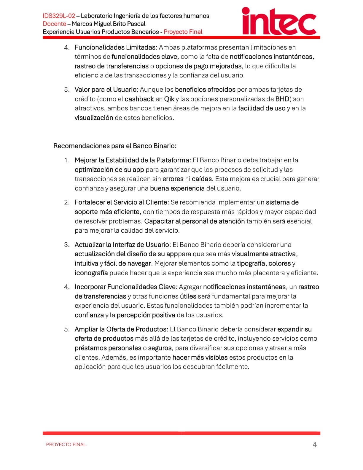 Digital banking UX research report, page 5 of 33