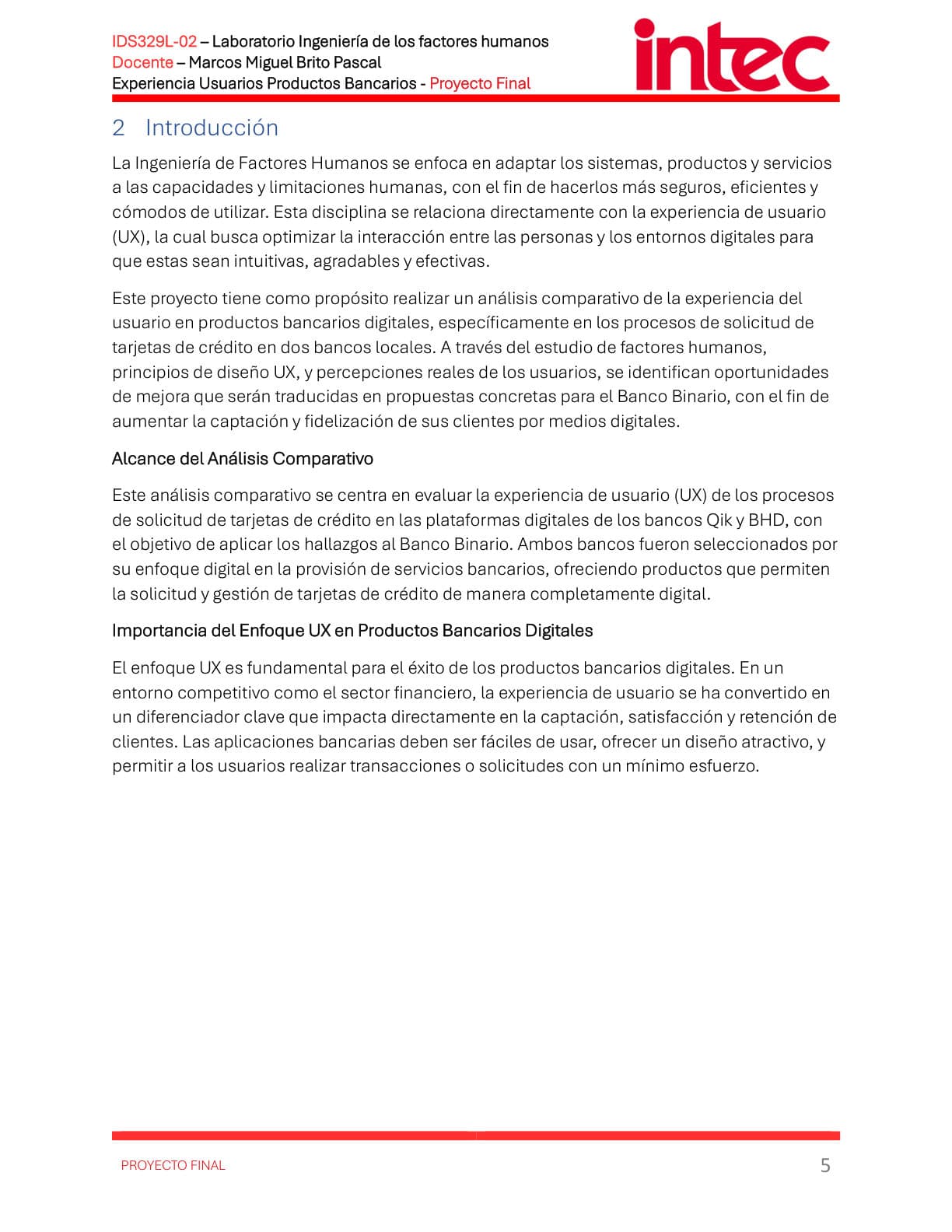 Digital banking UX research report, page 6 of 33